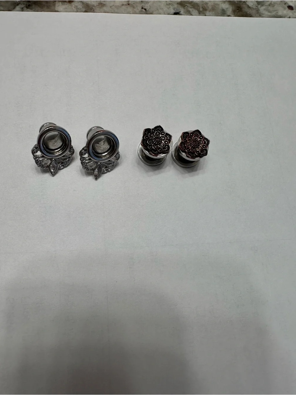 Size 0g 8mm Stainless steel Tunnel Plug Earrings - single flair